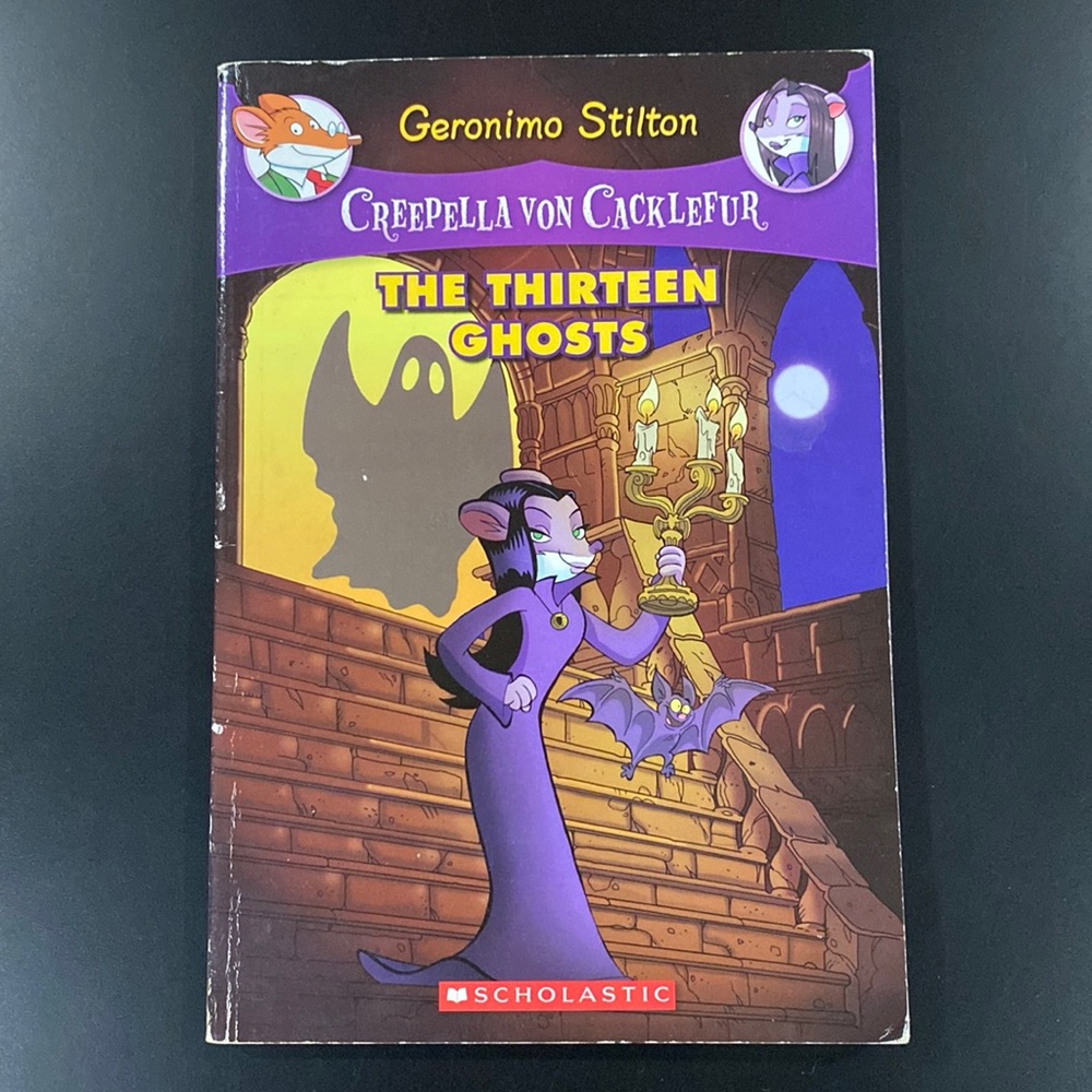 Creepella von Cacklefur #1: The Thirteen Ghosts - Scholastic Paperback Novel